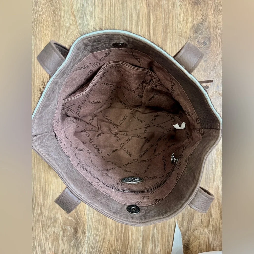 Brown Leather Tote Bag